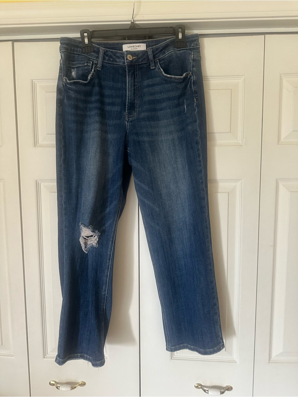 Lovervet Distressed Dark Blue Women’s Jeans
